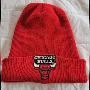 Vintage 90's Chicago Bulls NBA Winter Beanie Cap Hat Rossmor Industries One Size